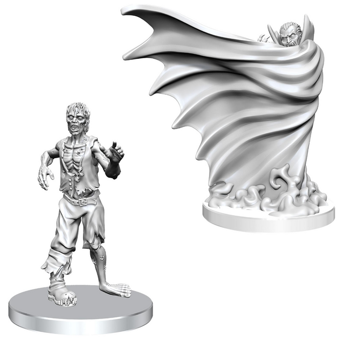 D&D Nolzur's Marvelous Unpainted Miniatures - Wave 28: Classic Vampire & Zombie