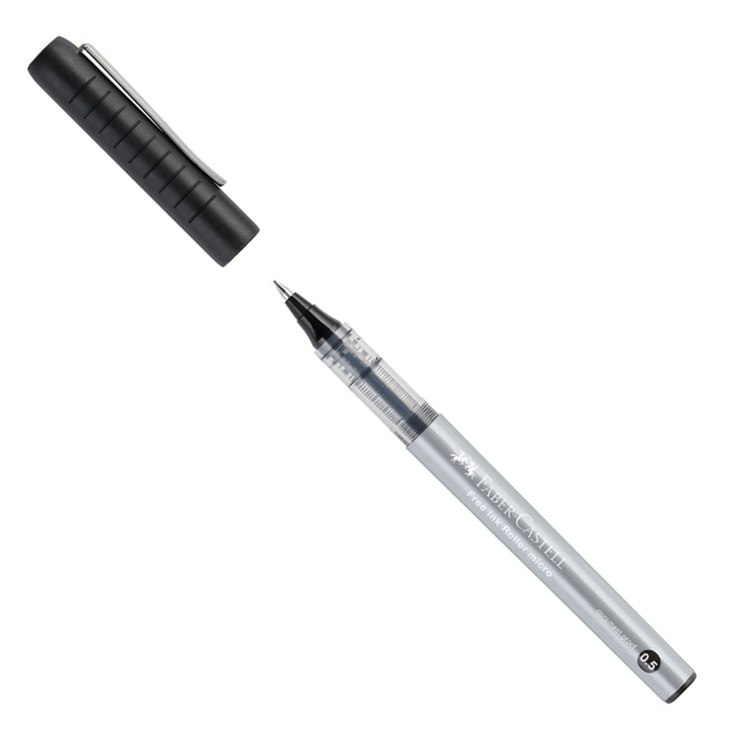 Faber Castell Free Ink Rollerball Pen - Black 0.5