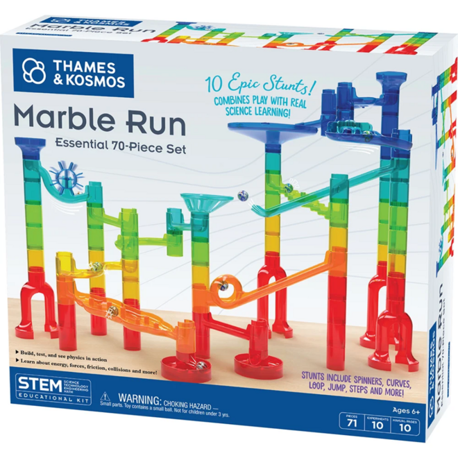 Thames & Kosmos: STEM Educational Kit - Marble Run, 70pc Essential Set