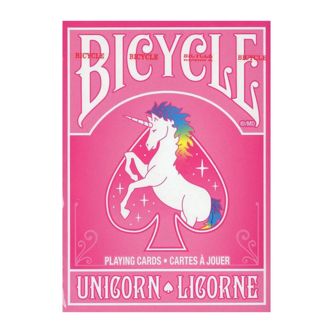 Bicycle Playing Cards - Pink Unicorn