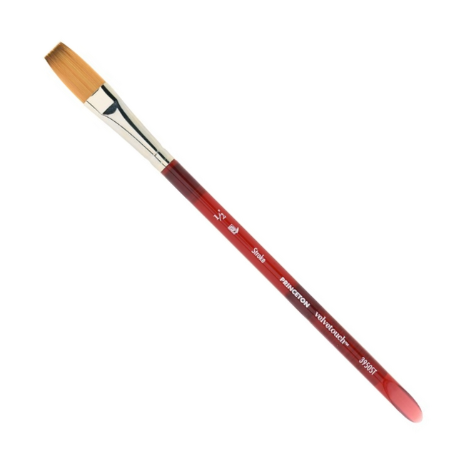 Princeton Velvetouch Synthetic Mixed Media Brush - Stroke 1/2"
