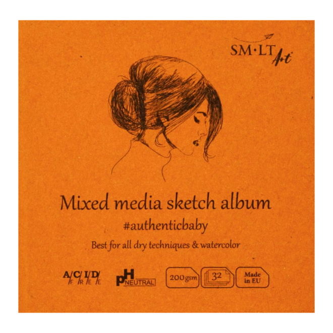 Smlt Sm-Lt Art Mixed Media Sketch Album