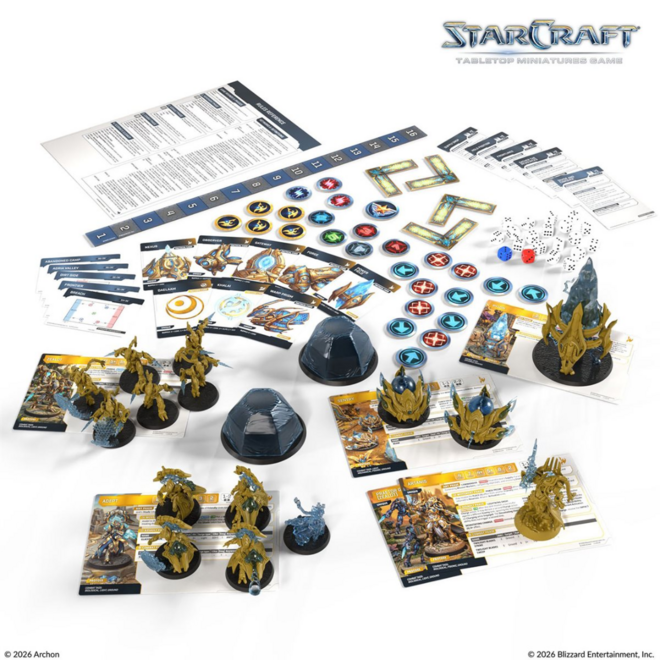 StarCraft Tabletop Miniatures Game - Protoss Starter Set - Founders Edition