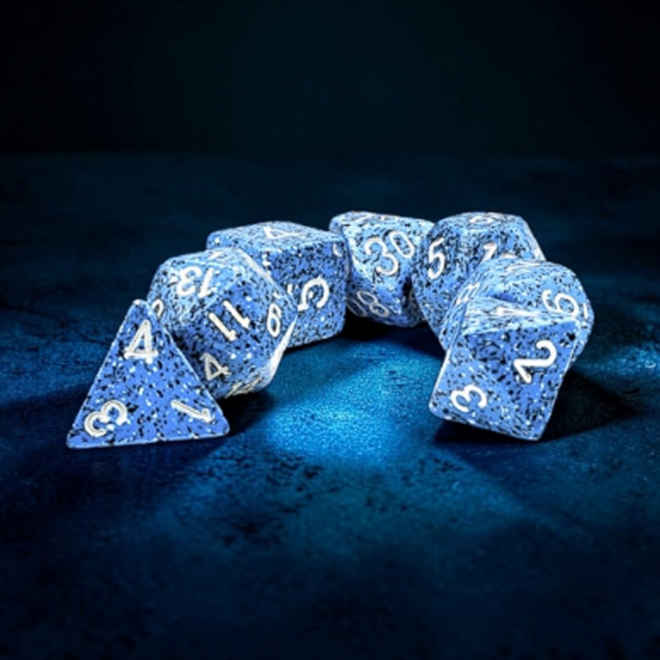Chessex 7pc Polyhedral Dice Set - NEW Speckled: Ocean Stone