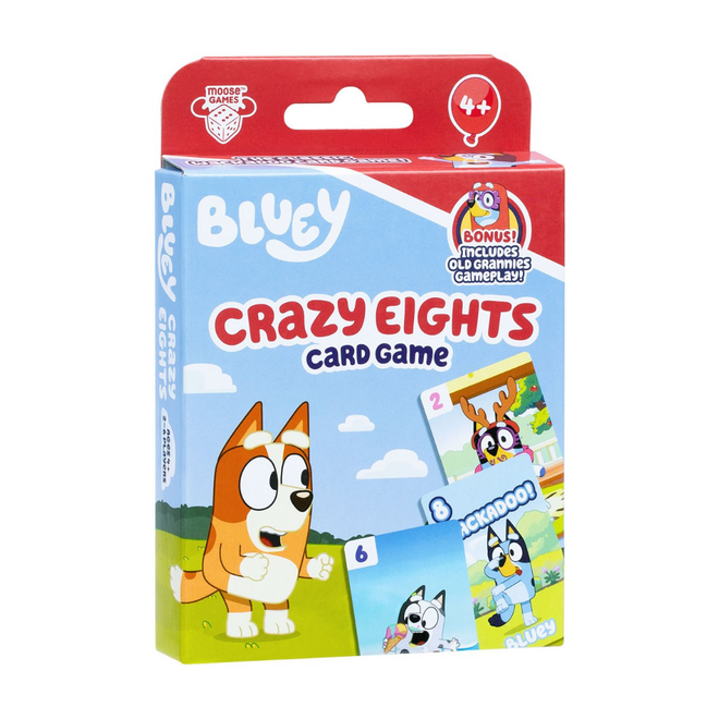 Bluey: Crazy Eights Card Game
