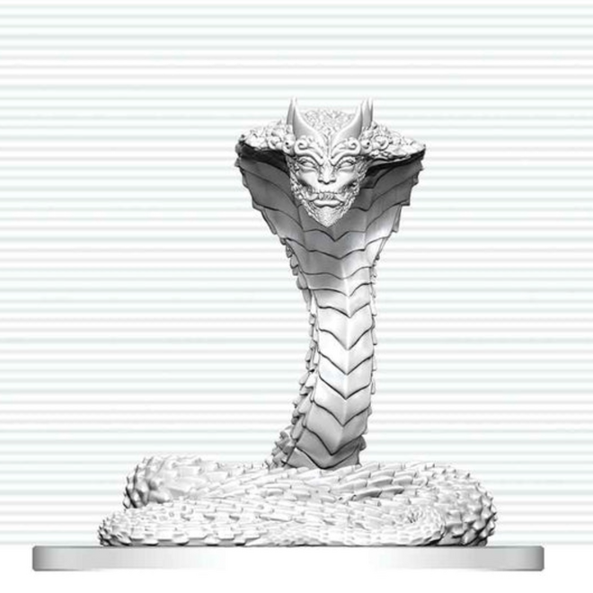 D&D Nolzur's Marvelous Unpainted Miniatures - Guardian Naga