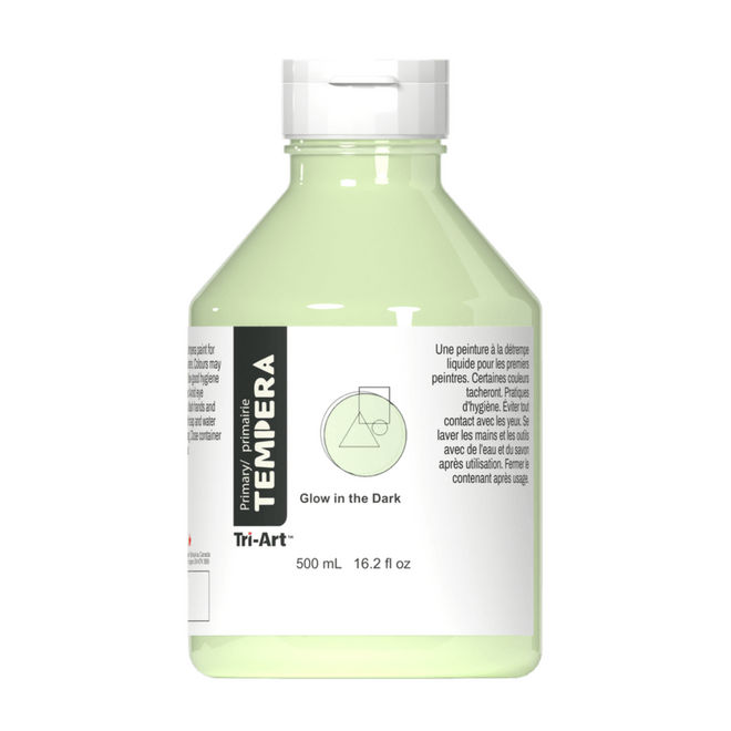 Primary Liquid Tempera: Glow In The Dark - 500mL