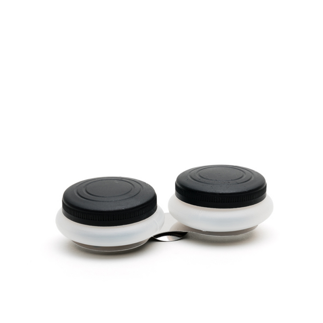 Double Cup Plastic with Lid