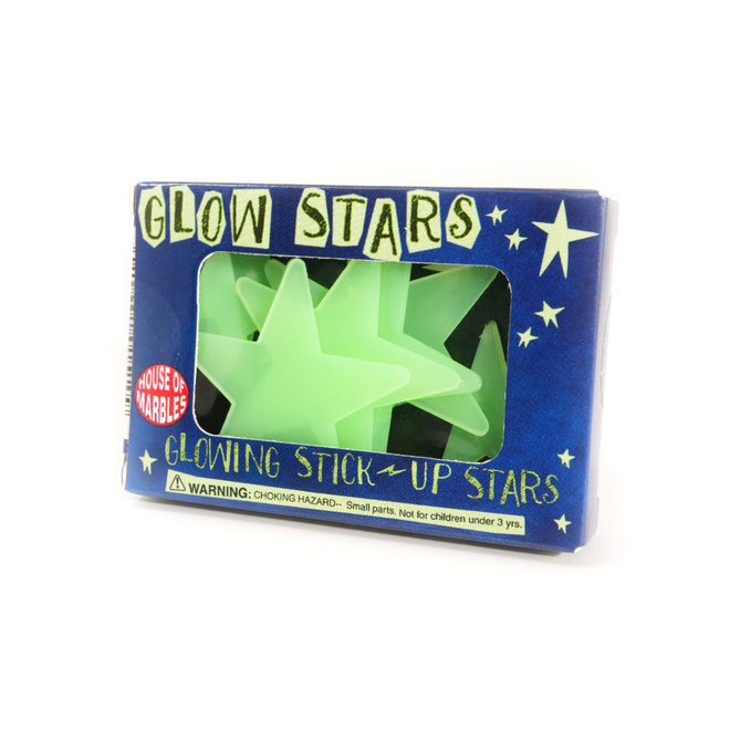 Glow Stars: Glowing Stick-Up Decorations
