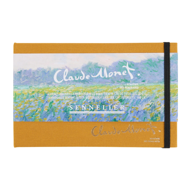 Sennelier Watercolour Spiral Book - 9x14cm, 300g, 20 Sheets - Claude Monet Heritage