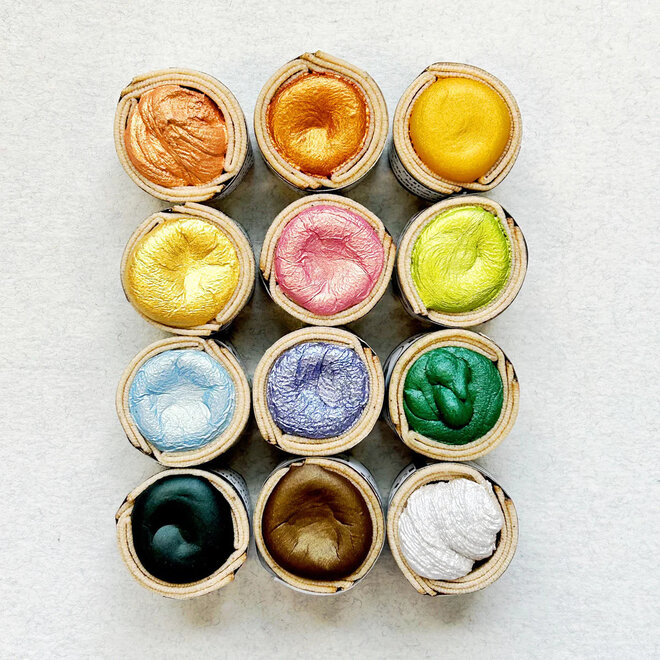 Beam Paints: Paintstone Palette Set - Sparkle Spectrum 12