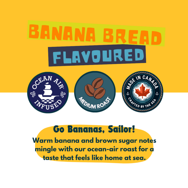 Saltwinds Coffee Company: 100g Sampler Pack - Banana Bread - Med, Ground