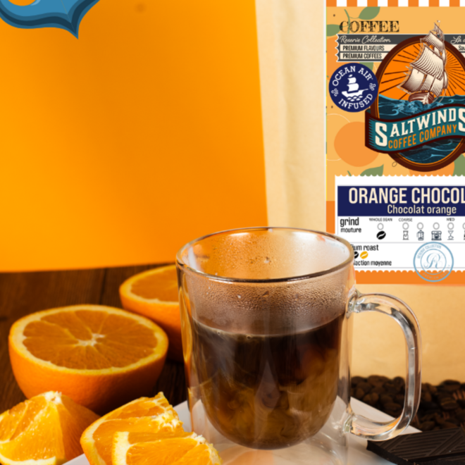 Saltwinds Coffee Company: 100g Sampler Pack - Orange Chocolate - Med, Ground