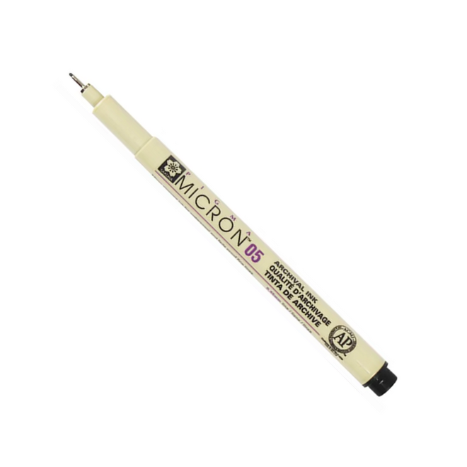 Pigma Micron Pen Black 05 Blister