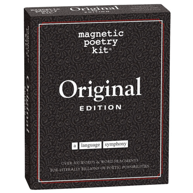 Magnetic Poetry Kit: Original Edition - Over 300 Words & Fragments