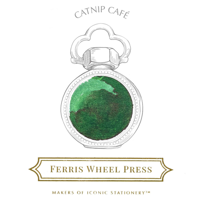 Ferris Wheel Press: Everyday Fountain Pen Ink - 10mL Catnip Café