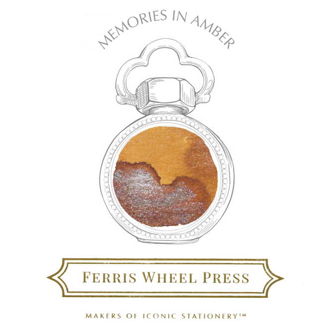 Ferris Wheel Press: Everyday Fountain Pen Ink - 10mL Memories in Amber