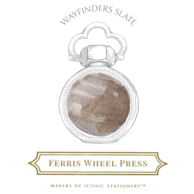Ferris Wheel Press: Everyday Fountain Pen Ink - 10mL Wayfinders Slate