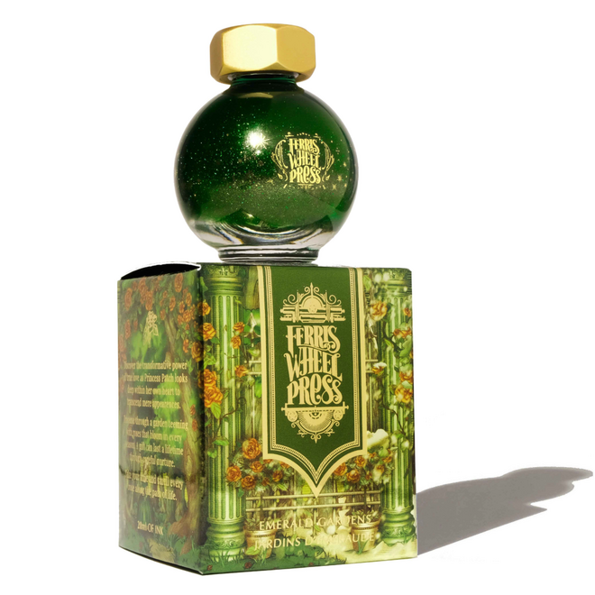 Ferris Wheel Press: Ferritales Collection Fountain Pen Ink - 20ml Beauty & the Beast: Emerald Gardens