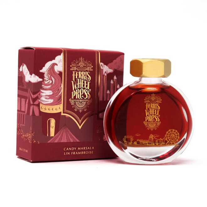 Ferris Wheel Press Fountain Pen Ink - 38ml Candy Marsala