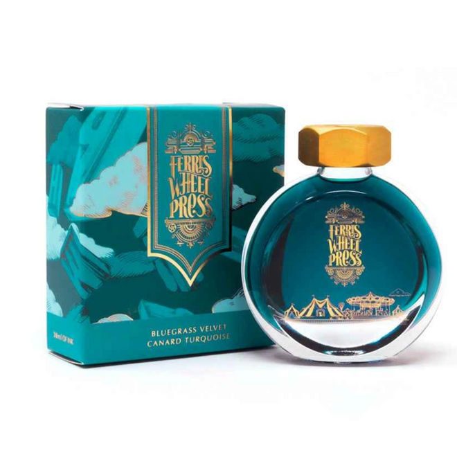 Ferris Wheel Press Fountain Pen Ink - 38ml Bluegrass Velvet