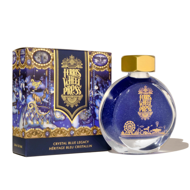 Ferris Wheel Press Fountain Pen Ink - 38ml Crystal Blue Legacy