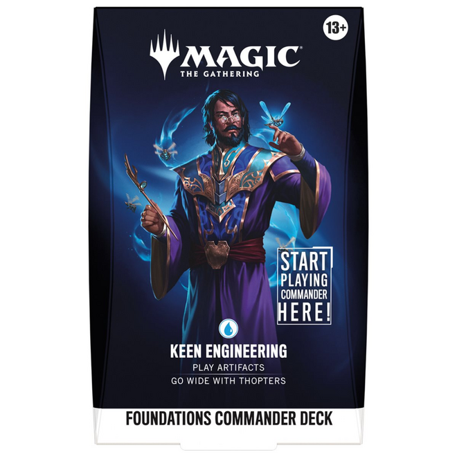 Magic: The Gathering - Foundations Commander Deck: Keen Engineering / Sai, Master Thopterist
