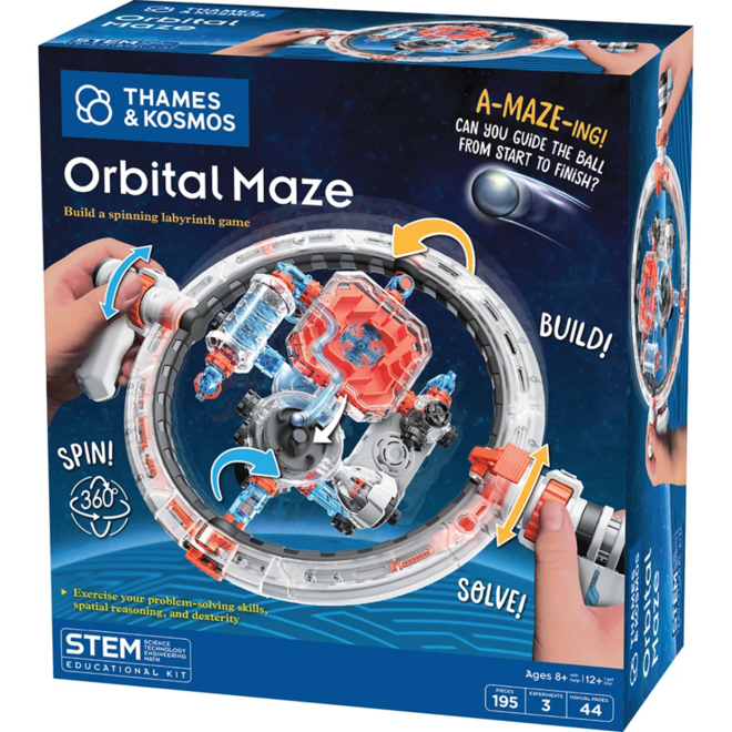STEM Educational Kit - Orbital Maze: Build a Spinning Labyrinth