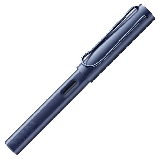 Lamy Lx Blue Fountain Pen Fine F With Case