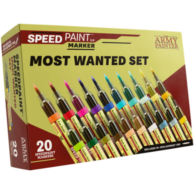 The Army Painter: Speedpaint Marker - 20pc Most Wanted Set