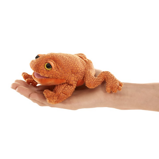 Folkmanis Mini Finger Puppet - Toad