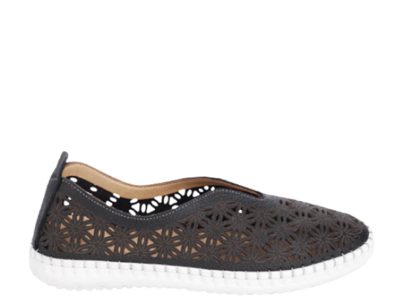 Bueno Daisy Laser-Cut Floral Shoes - Womens
