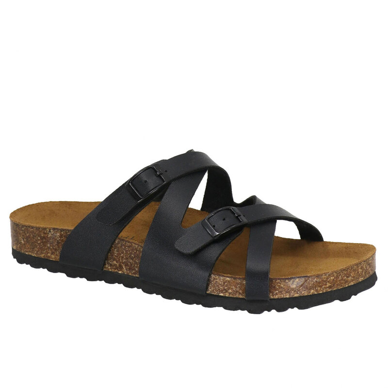 Lady Comfort Debra Cross Strap Sandal - Women's