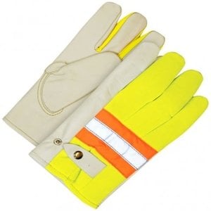 Bob Dale Gloves Hi-Vis Cowhide Leather Glove