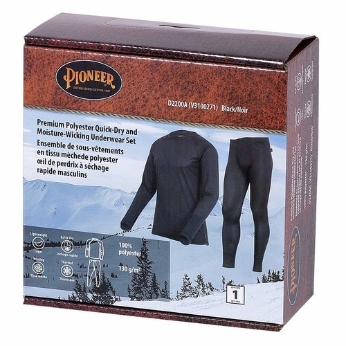 Sportchief Men's Tight Fitted Long Underwear Pant Unity Black 343081-149 -  Big Valley Sales