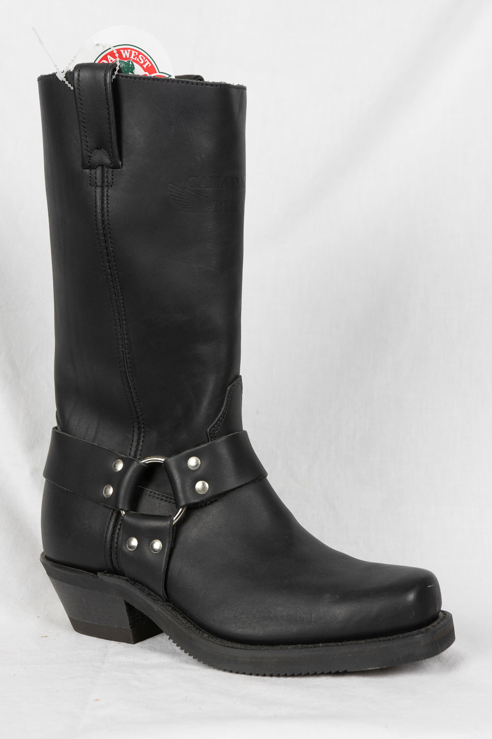 all black biker boots