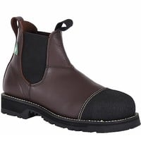 Canada West CSA Steel Toe Slip On Boot 34330 Brown
