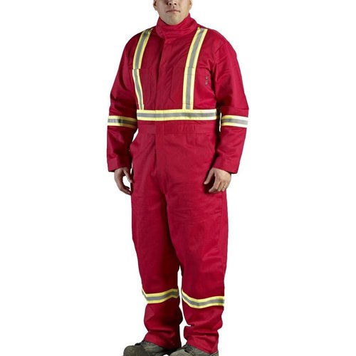 Walls FR Walls Red 9-Ounce FR 88/12 Striped Coverall C62045