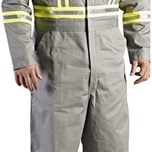 Walls FR Walls Grey 9-Ounce FR 88/12 Striped Coverall