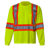 Viking 6010G-L Safety Long Sleeve Shirt Yellow