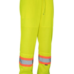 Forcefield Forcefield Hi Vis Safety Tricot Traffic Pants with Vented Legs and Elastic Waist 024-HVTPMLY