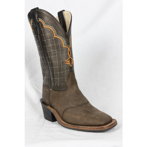 Old West Old West Youth Brown Square Toe Cowboy Boot BSY1865 4 Old West Old West Youth Brown Square Toe Cowboy Boot BSY1865 4