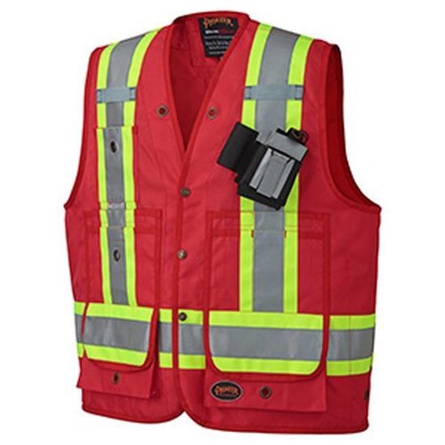 Pioneer Pioneer 693 V1010510 CSA Surveyor’s / Supervisor’s Vest – Red Pioneer Pioneer 693 V1010510 CSA Surveyor’s / Supervisor’s Vest – Red