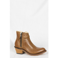 Old West Child/Youth Brown Zip Boot CF8283
