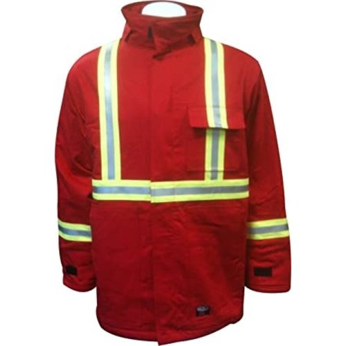 Walls FR Walls FR Insulated Red Striped Parka CFR35054 RD2