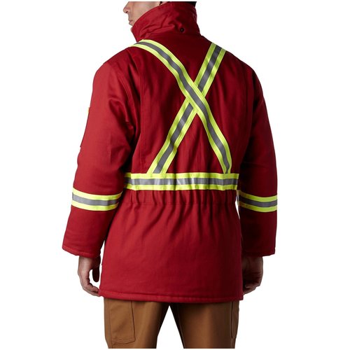 Walls FR Walls FR Insulated Red Striped Parka CFR35054 RD2