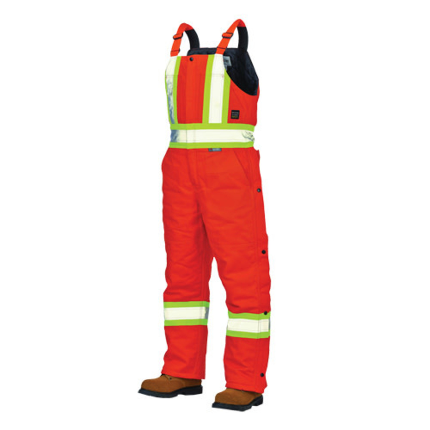 Work King Quilted Lined Safety Overalls Orange Big Valley Sales