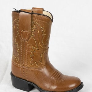 Old West Old West Brown Kids Cowboy Boot 3129