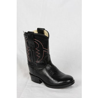 Old West Children Black Cowboy Boot 3110