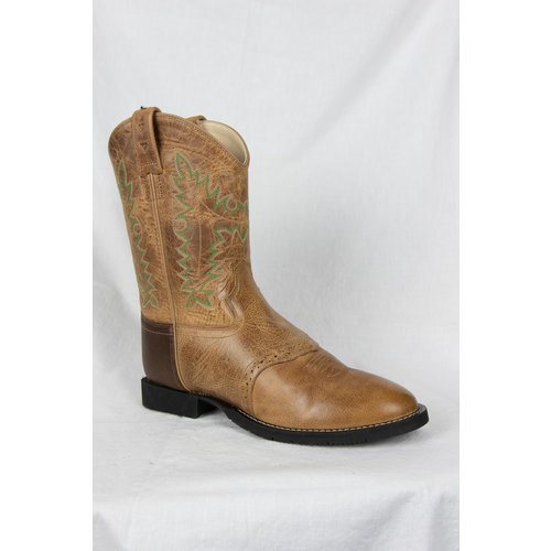 Old West Old West Two Tone Brown Cowboy Boot CW2513Y Size 7